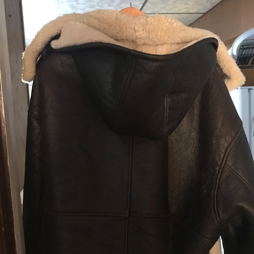 Shearling coat, authentic, 5x